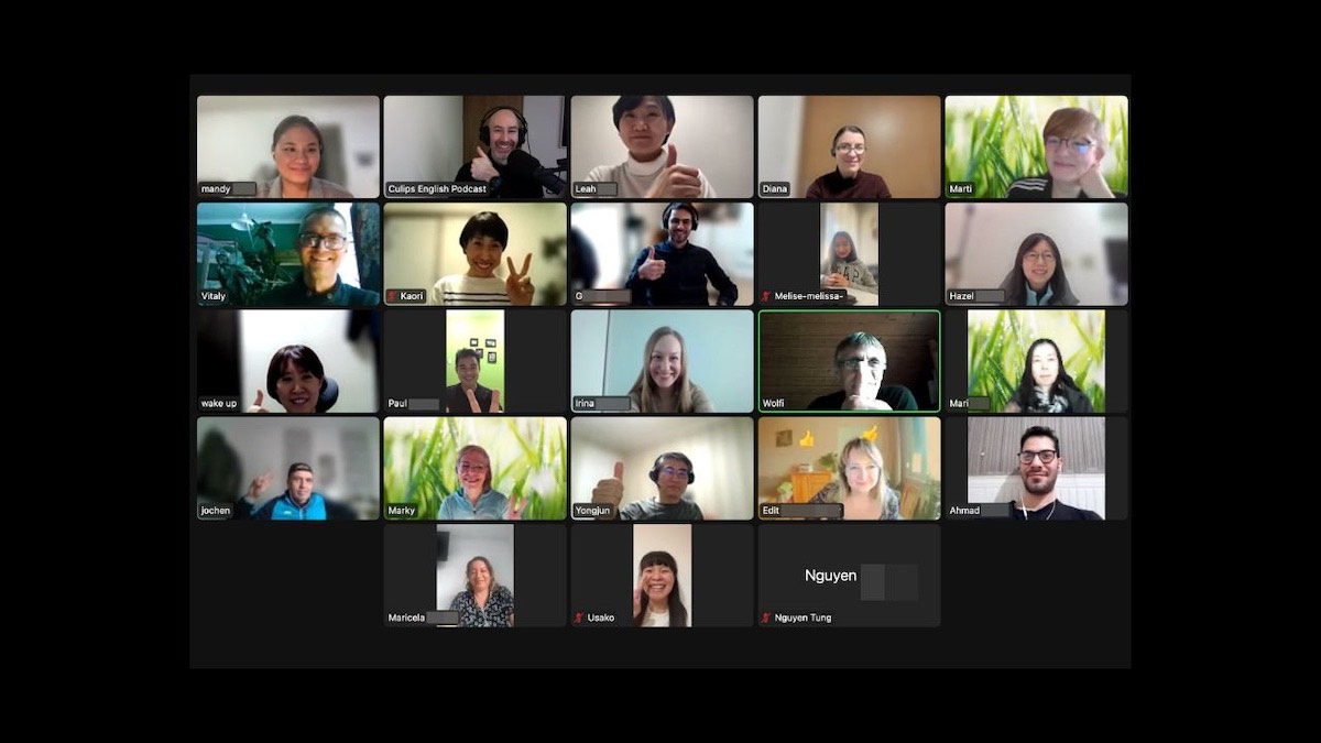 Culips online speaking class, 2025